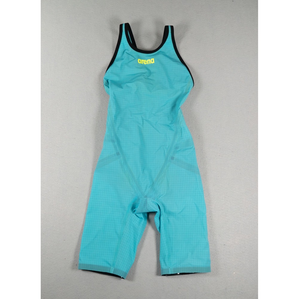 Arena Womens Powerskin Carbon Air2 Kneeskin Racing Swimsuit Turquoise FINA